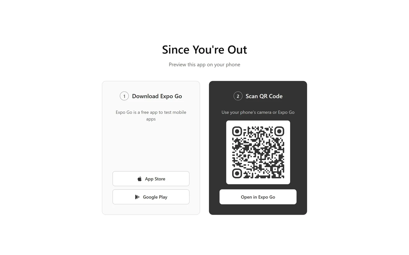 The Location Messenger home page as it renders today.