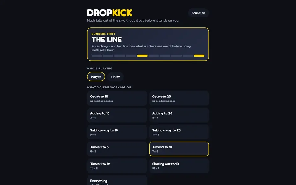 DROPKICK as it looks today.